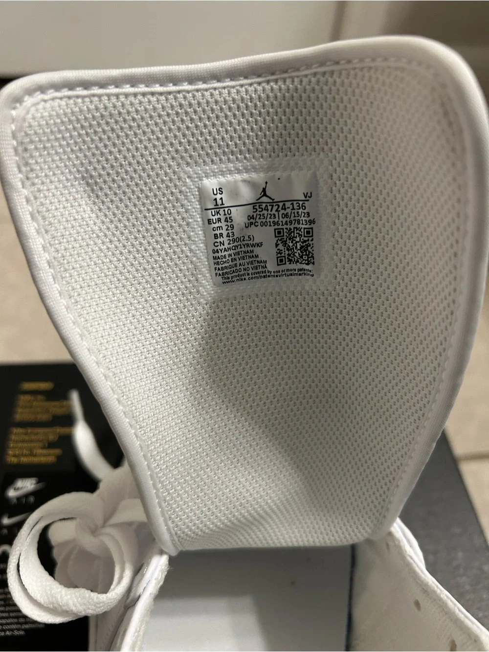 Jordan all white